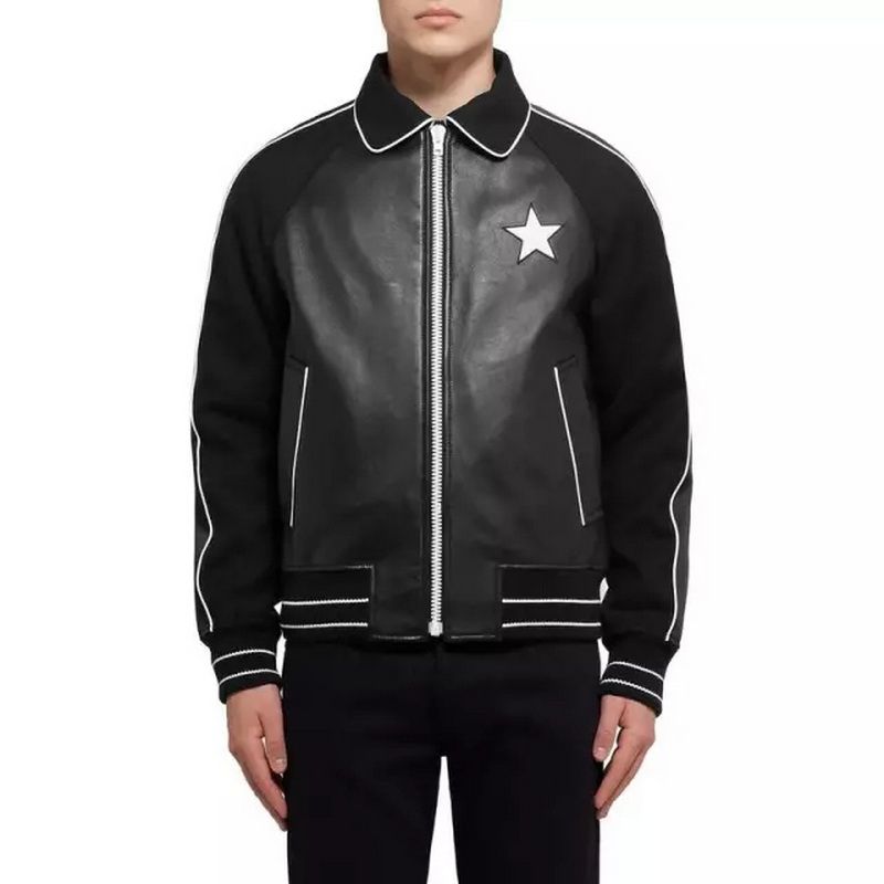 17ss Gvc Sport Chic Old School Leather Jacket Men Women Fashion 17ss Gvc Sport Chic Old School Leather Jacket Men Women Fashion Coats Baseball Black Outerwear High Quality S Xl Hfjk034