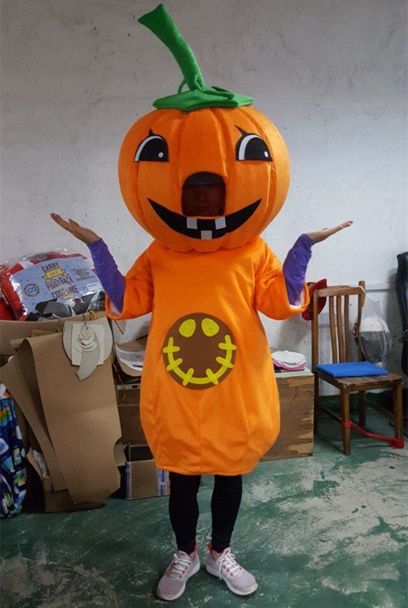 pumpkin costume mascot cartoon parade halloween party proms adult outfit with high quality factory direct sale spartan mascot costumes mascot costumes