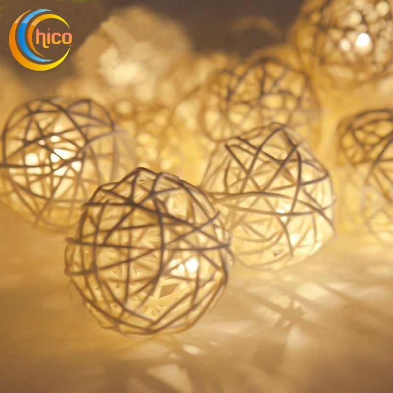 Solar String Lights Sepa Takraw Light Led Solar String Lights Sepa Takraw Light Led 4 8m 20 Leds Power Outdoor Waterproof For Garden Ghost