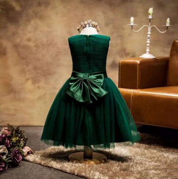 dark green frock