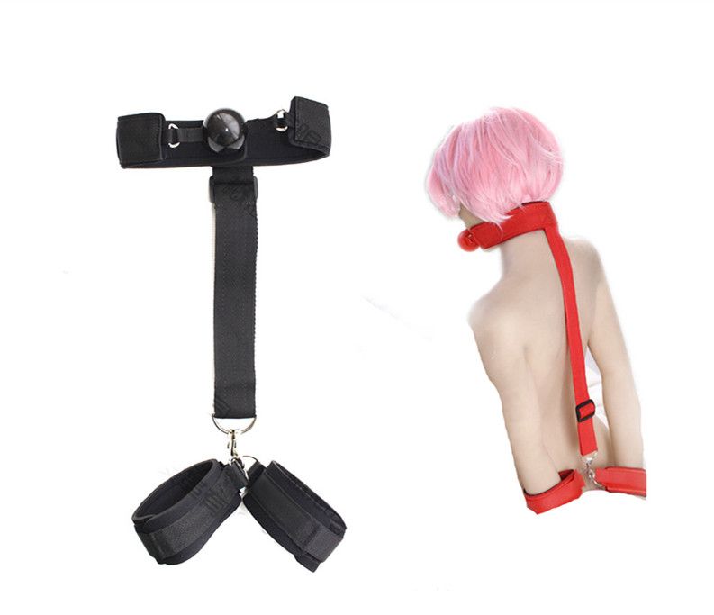Bondage handcuffs sex gagged Ray sex dildo