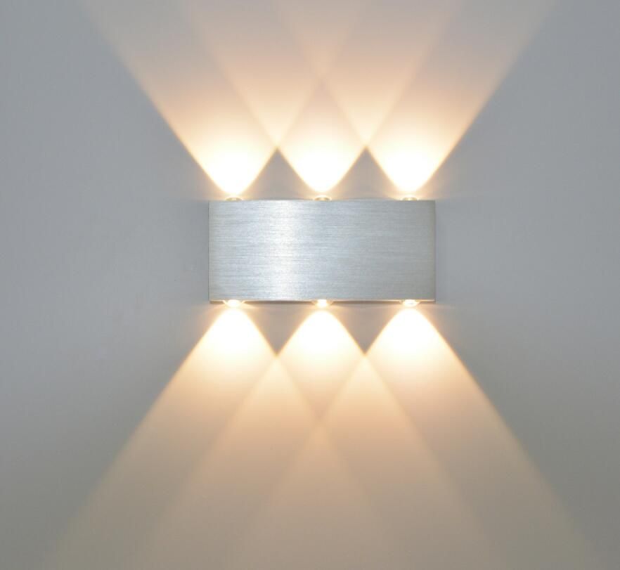 Acquista Lampade Da Parete Interni 8w Led Ac100v 220v Decorare In Alluminio Applique Da Parete Camera Da Letto Led Applique A Luce Calda Fredda