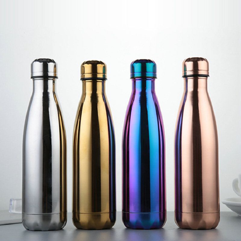 rose gold thermos bottle