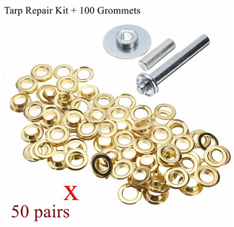 2018 Xnemon Punch Grommets Tarp Repair Kit Set Hole Eyelet Tarpaulin 2018 Xnemon Punch Grommets Tarp Repair Kit Set Hole Eyelet Tarpaulin Awning Tent Brass Coated Hand Tools From O Wei 9 81 Dhgate Com