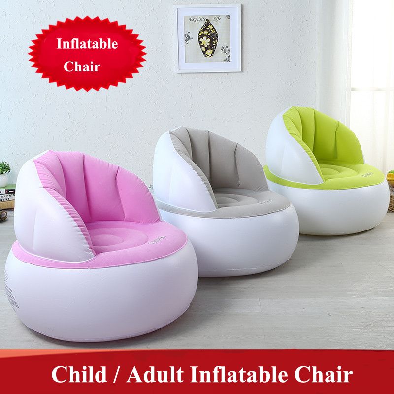 2019 Cute Folding Flocking Inflatable Sofa Lazy Chair Bedroom 2019 Cute Folding Flocking Inflatable Sofa Lazy Chair Bedroom Furniture Bean Bag Armchair Kid Gaming Computer Stool From Charlessmith