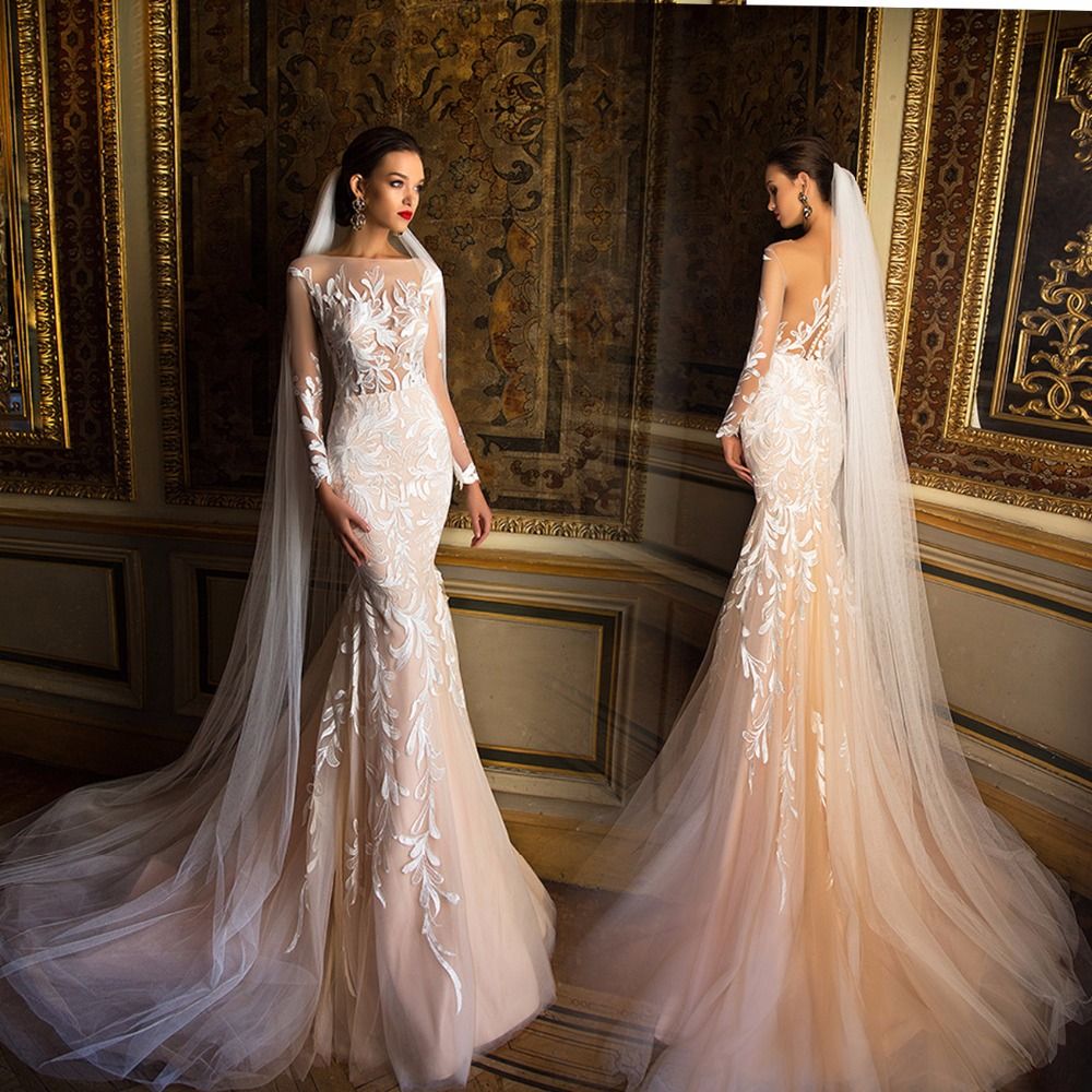 Mermaid Dress with Veil