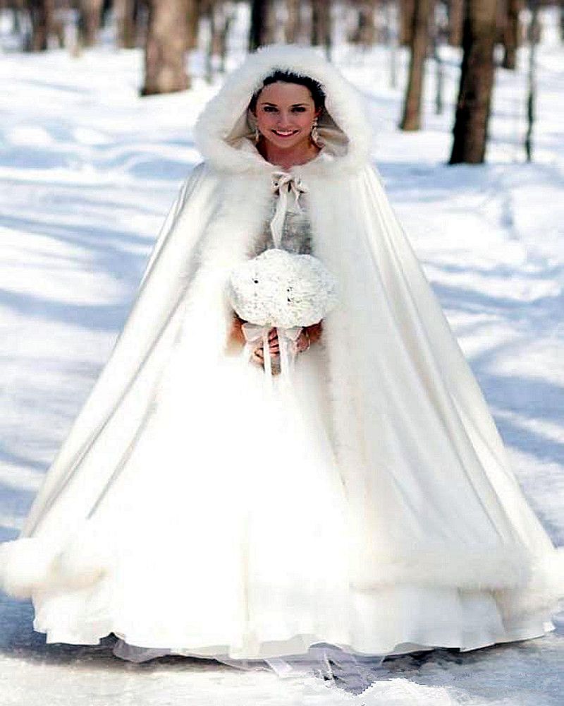 wedding fur coat