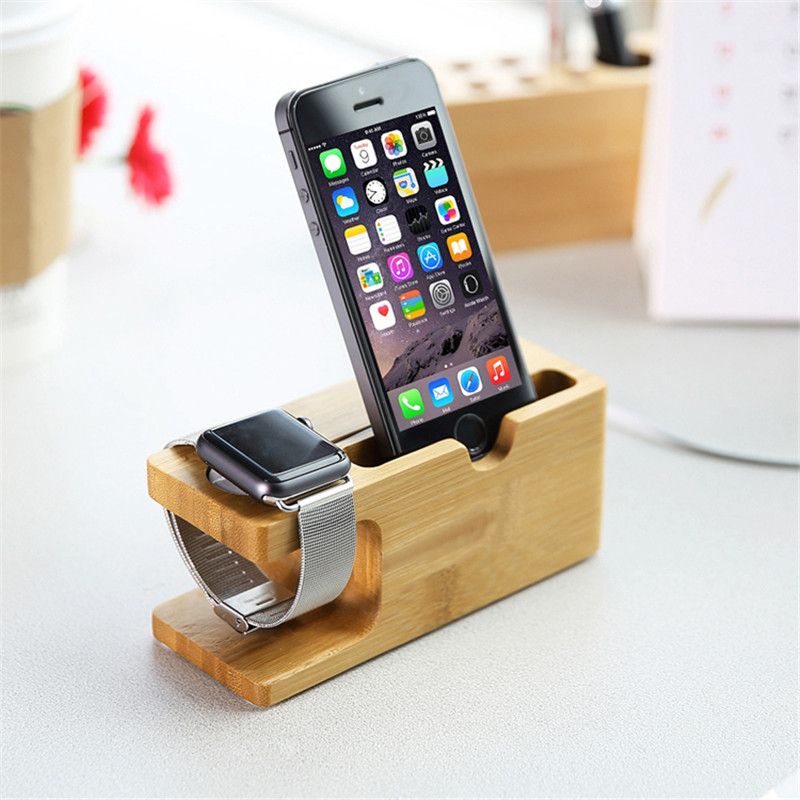 Compra Soporte De Carga De Madera Soporte Base De Carga De Carga Para  Iphone 6 6 Plus 5S Y Apple Watch Iwatch 38mm 42mm Barato | Entrega Rápida Y  Calidad | Es.Dhgate