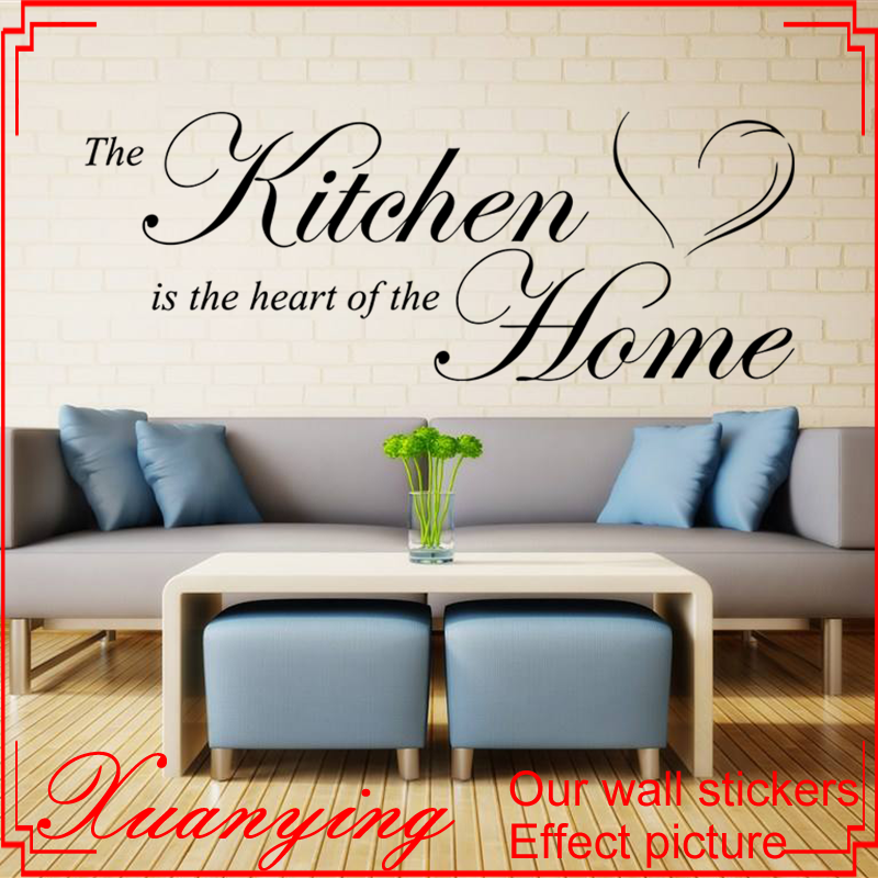 Heart Of The Home Kitchen E Mural Words Vinyl Wall Art Sticker Decal