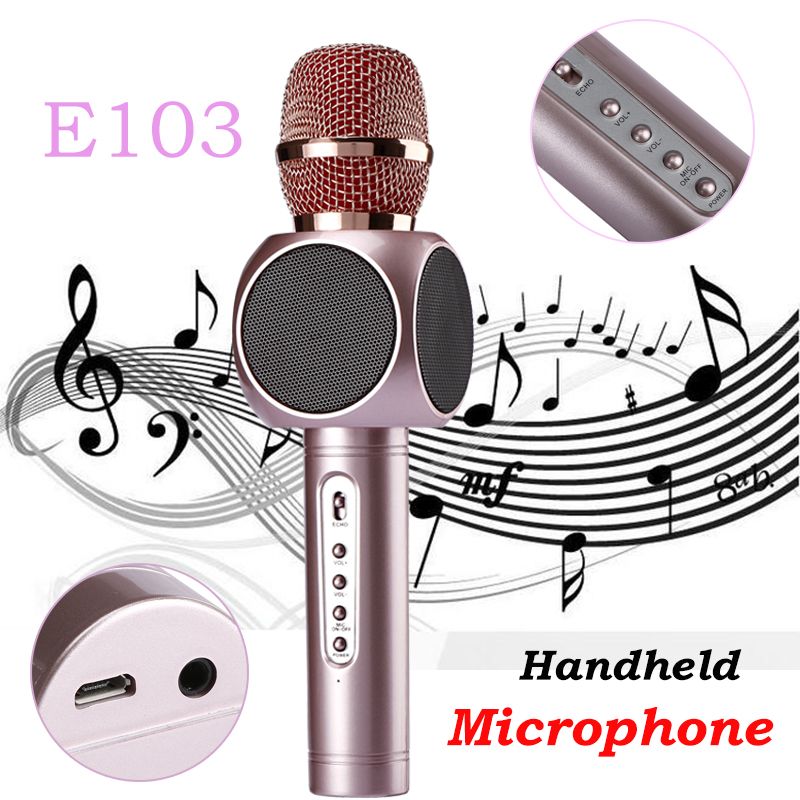 Magic Karaoke Microphone E103 Wireless Bluetooth Professional K Song