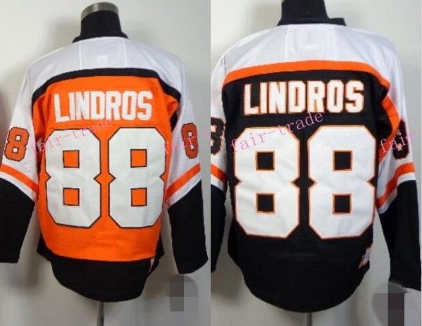 best eric lindros ccm philadelphia flyers hockey jersey cheap black eric lindros orange flyers ccm jersey