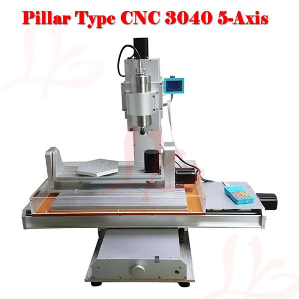2019 High Precision Ball Screw 1.5KW CNC Router 5 Axis CNC 3040 Mini