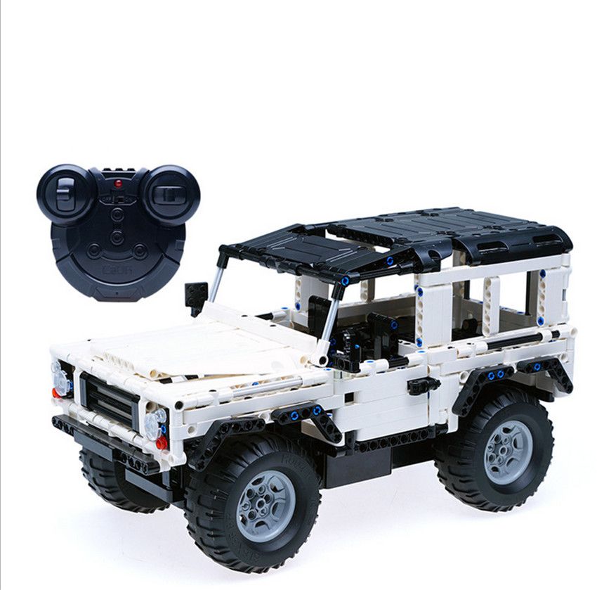 2021 New Hummer RC Tiger Car Building Blocks Charging Remote Control