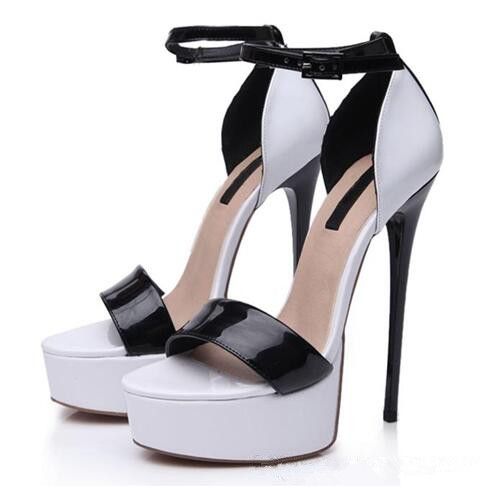 trendy white sandals
