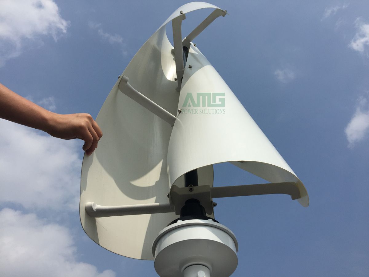 Bulk Order 600W 12V/24V Vertical Axis Helix Residentail Home Wind