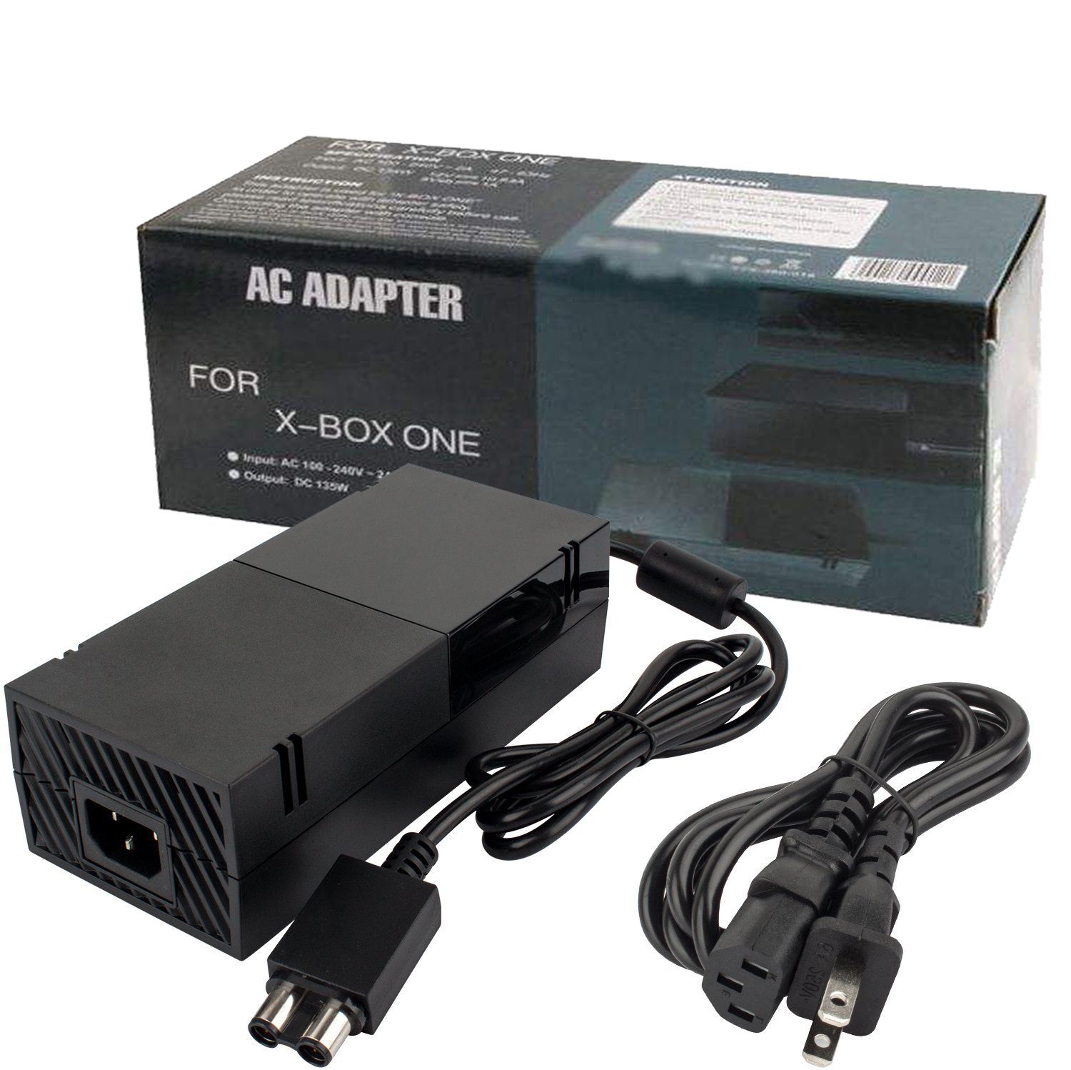 Xbox One Power Supply Brick, Advanced QUIET VERSION AC Adapter Power