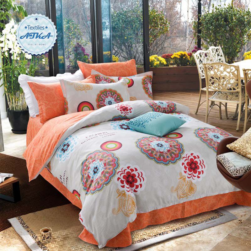 Wholesale 100 Cotton Bohemian Bedding Sets Queen Discount