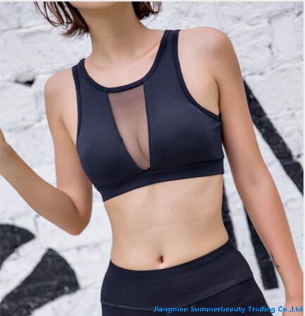 2019 Gauze Sportswear Fitness Bra Sexy Hot Sports Bra Yoga Dancing Bra Traceless Breathable Gym