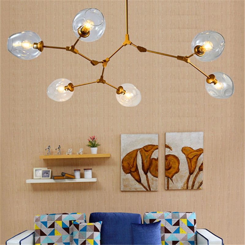 New Lindsey Adelman Globe Branching Bubble Chandelier Glass New Lindsey Adelman Globe Branching Bubble Chandelier Glass Suspension Hanging Pendant Light Lamp 1 5 7 8 Heads Designer