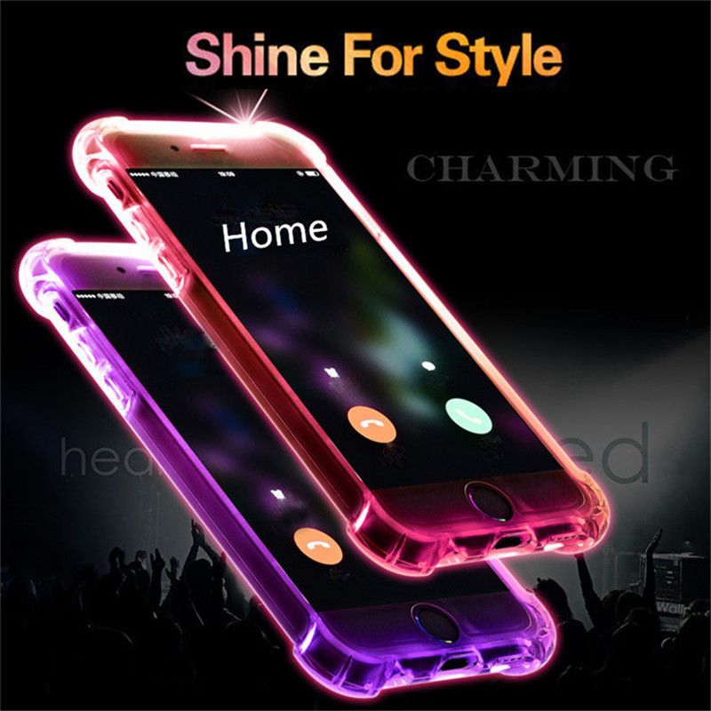 New Invention Led Flash Light Back Cover For IPhone 7 Call Led Flashing