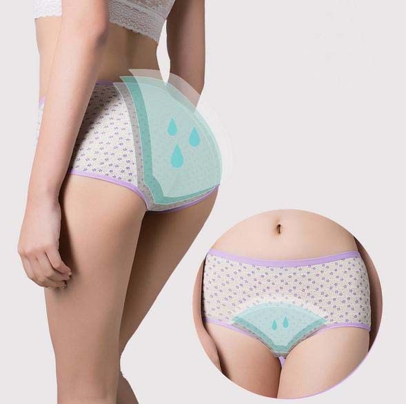2019 L 4XL Cotton Women' Period Proof Leakproof Menstrual Panties