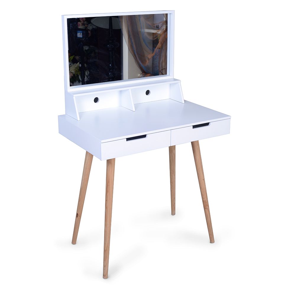 2018 White Large Makeup Vanity Table Desk Fasion Jewelry Toilet 2018 White Large Makeup Vanity Table Desk Fasion Jewelry Toilet With Dressing Mirror And 2 Drawers From Fashionyourlife 153 76 Dhgate Com