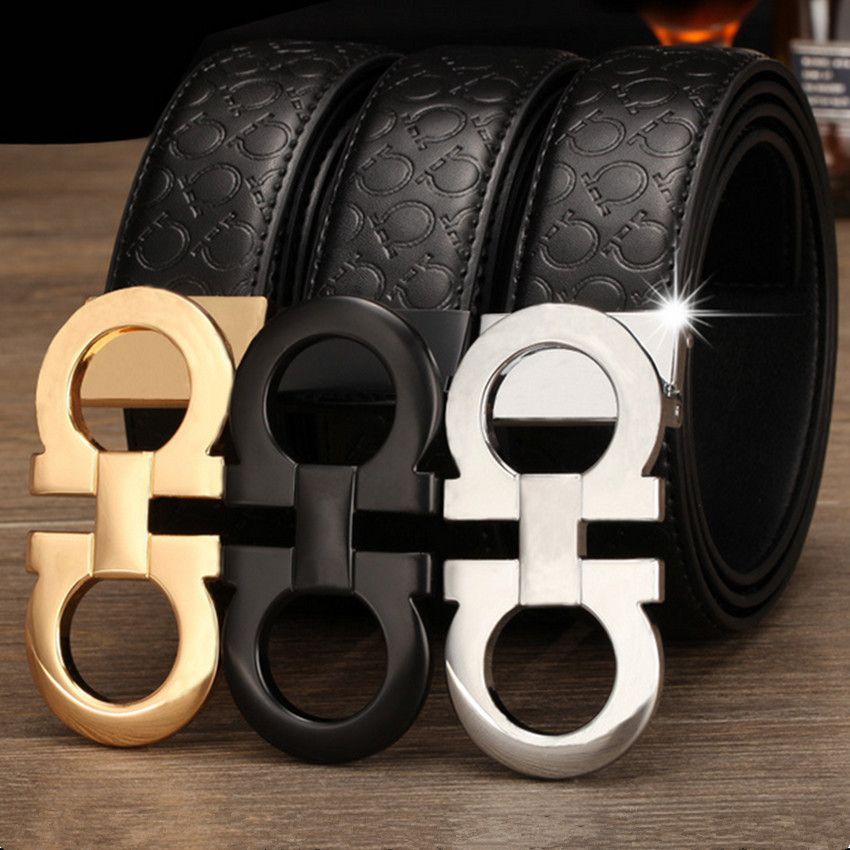 Designer Belts Luxury Belts For Men Big Buckle Belt Top Fashion Mens Leather Belts Wholesale ...