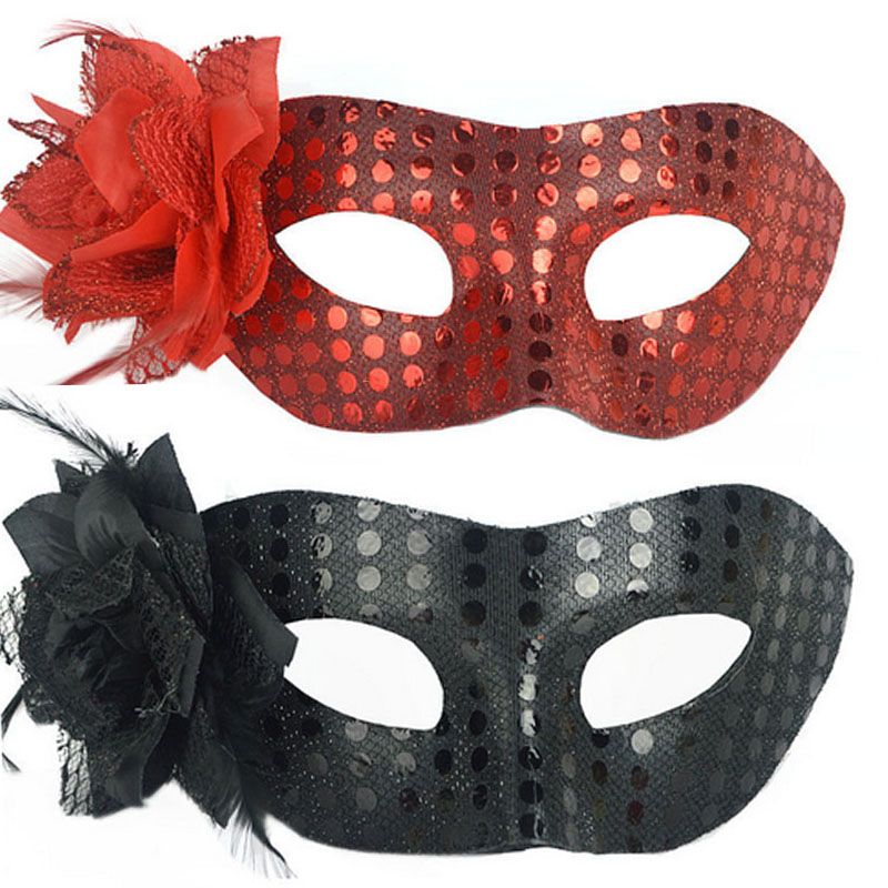 Acheter Pas Cher En Plastique Femmes Filles Rouge Noir Vénitien 