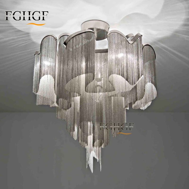 Modern French Chain Er Ceiling Chandeliers Lighting Fitting Modern French Chain Er Ceiling Chandeliers Lighting Fitting Flush Mounted Chandelier Lamp For Foyer Dining Room Restaurant Decoration Lights Led