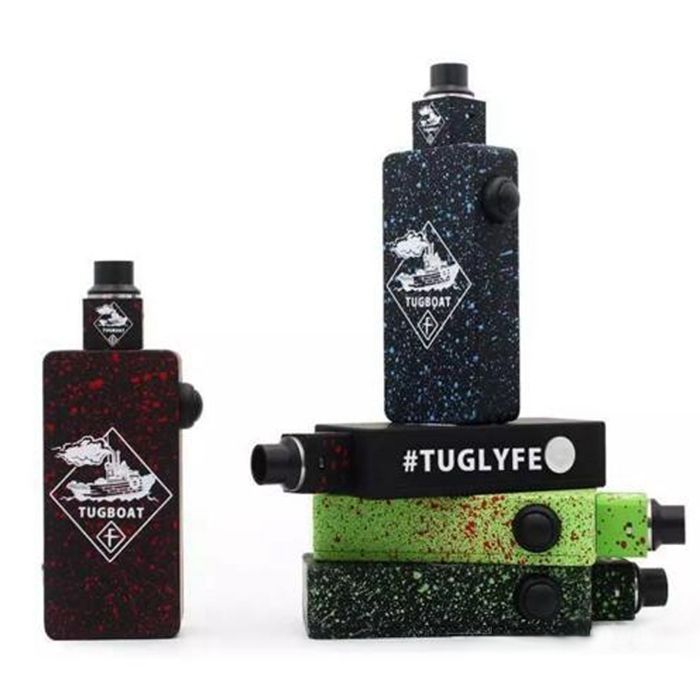 Popular Tugboat Box Mod Kit With Colorful Tuglyfe Unregulated Mod Cubed Rda Mechanical Velocity Rda Tuglyfe Portable Box Mod Vaporizer From Jessiexie0809 20 61 Dhgate Com