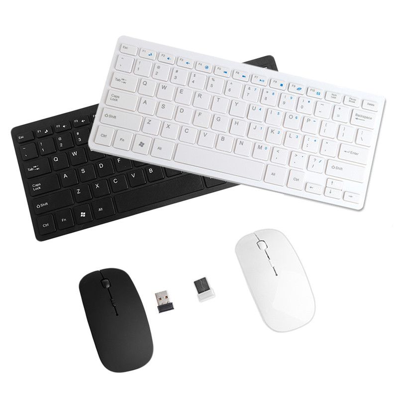 2.4G Ultra-thin Wireless Keyboard And Mouse Mini Multimedia Keyboard Mouse Combo For Home Office
