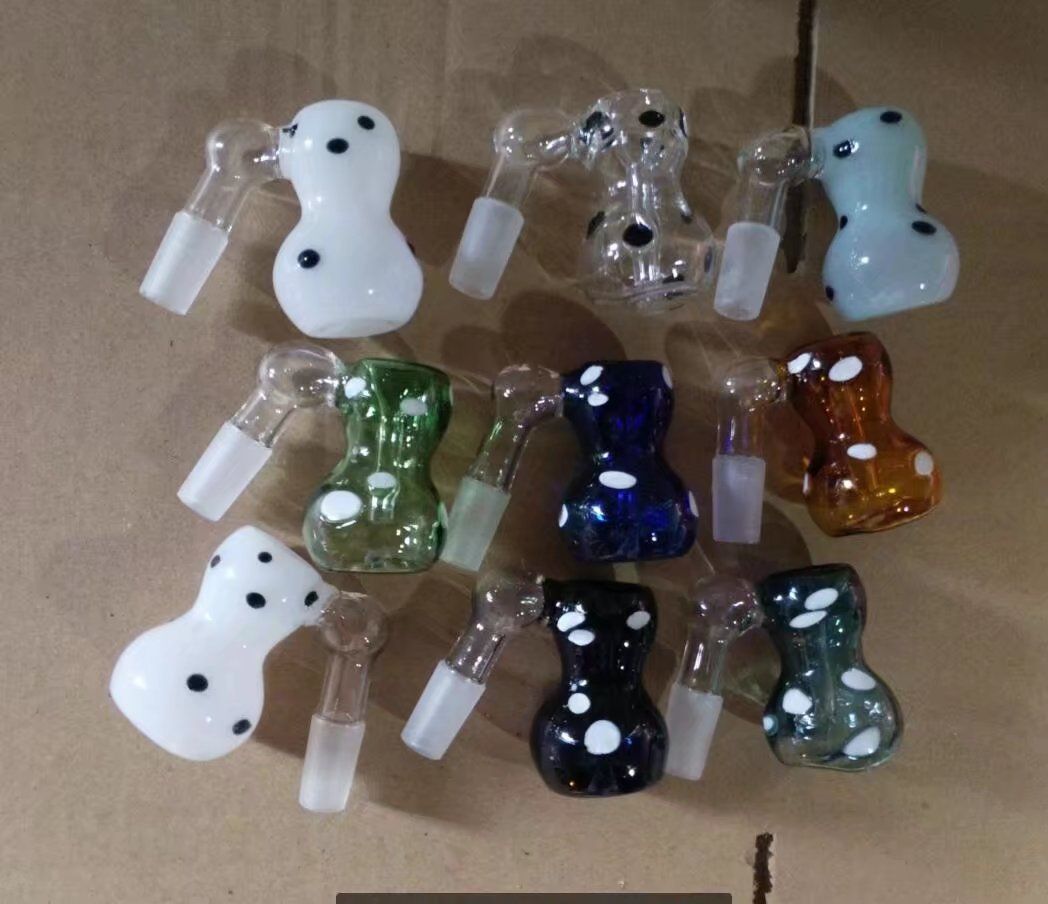 2019 new point gourd filter   , New Unique Glass Bongs Glass Pipes Water Pipes Hookah Oil Rigs Smoking with Droppe