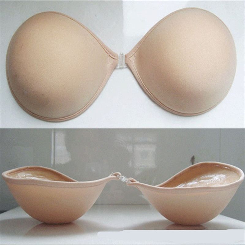 2019 Breast Lift Adhesive Bras Thicken Invisible Petals Gather Bra Make