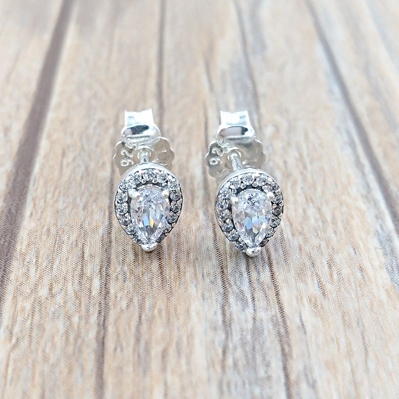pandora sterling silver stud earrings