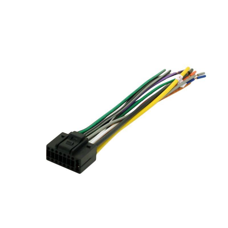 Leewa Car Radio Stereo Wire Harness Plug Cable 16 Pin Male Connector For Chevrolet Aveo