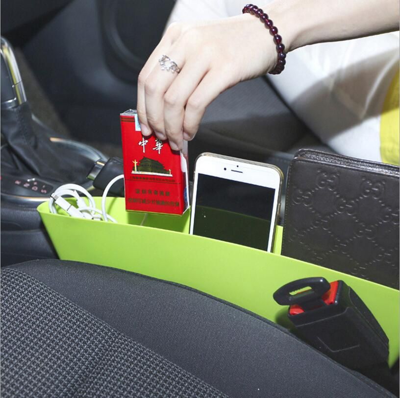 Compre Caja De Almacenamiento Asiento De Bolsillo Catcher Plástico