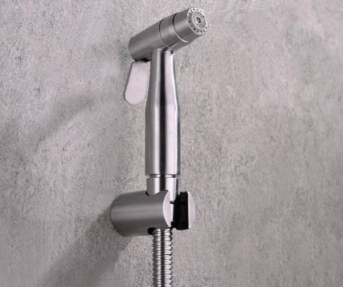 무연 스테인리스 두 가지 기능 물 밖으로 방법 화장실 손 비데 기저귀 스프레이 샤워 및 스테인레스 스틸 소재 BD888