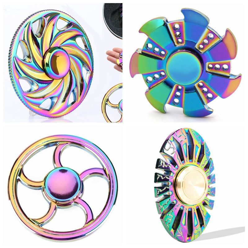Hand Spinner Spin 2Mins EDC Fid Spinner Hand Fingertip Gyro Magic