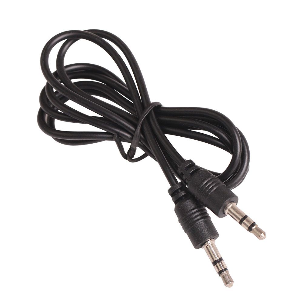 2021 Hot Sale 100cm Black Aux Auxiliary Cable 3.5mm Male To Male Audio