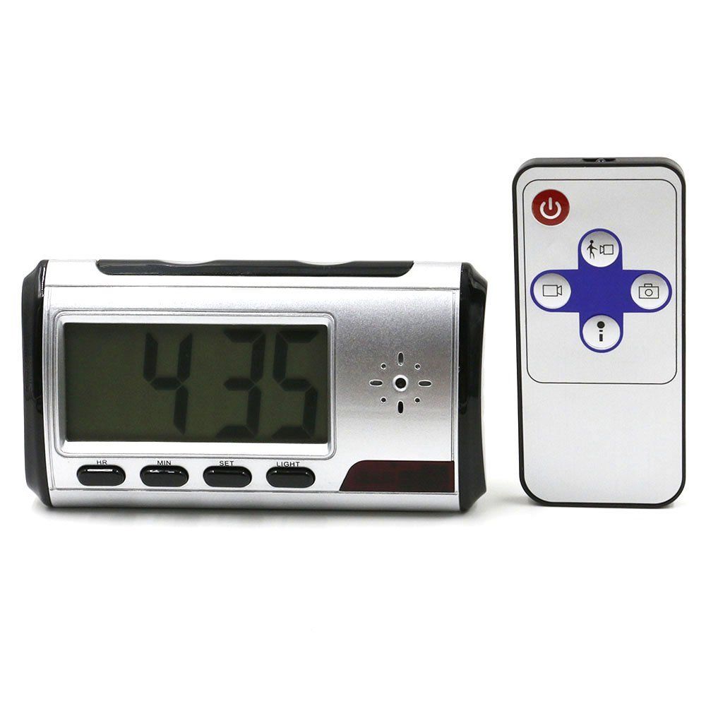 2021 Mini Hidden Camera Spy Alarm Clock Nanny Cam with One More Mini DV