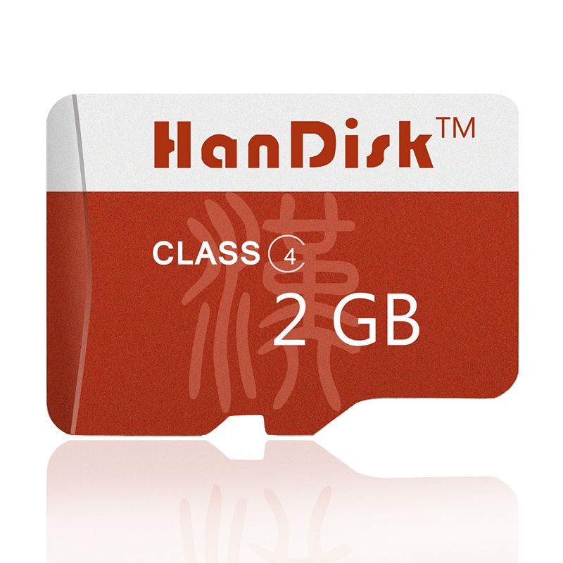 HanDisk 2GB Red Micro SD Card Micro SD Card Quality MemoryTF Card CE