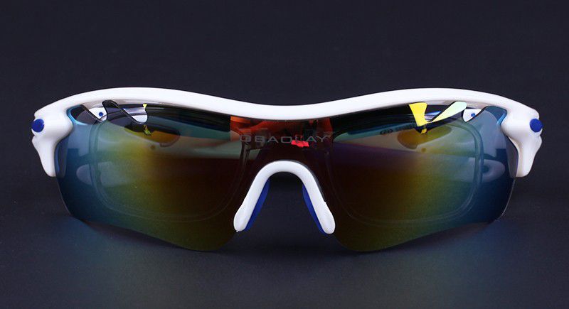 Acquistare Uomo Donna Occhiali Da Sole Polarizzati Bianchi E Blu Da Ciclismo  Occhiali Da Sole Sportivi Biciclette Occhiali Da Vista Con 5 Lenti  Economico | Consegna Veloce E Qualità | It.Dhgate