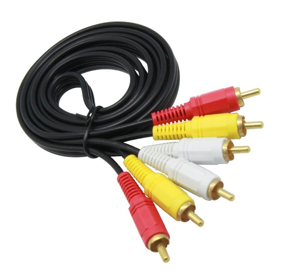 1.5M AV Cable RCA Cable Triple 3 RCA Composite Audio Video