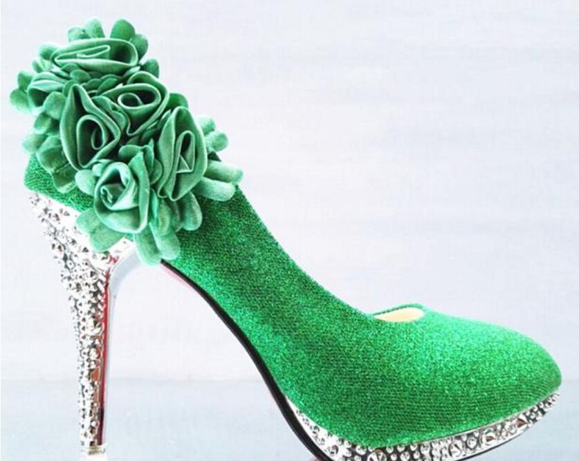 glass slipper prom shoes