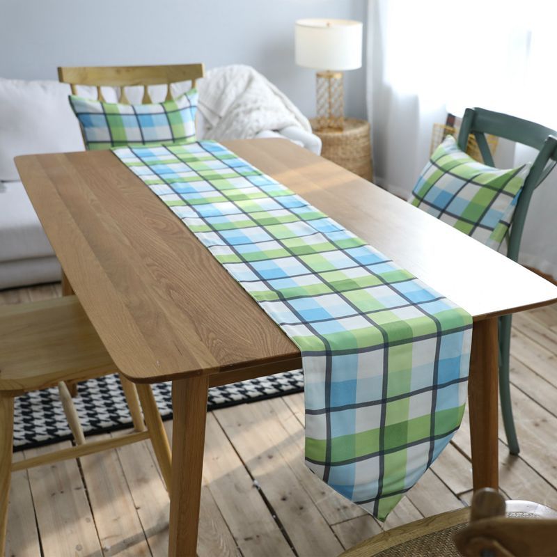modern green and blue