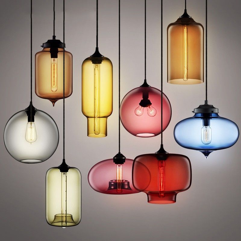 Modern Art Glass Chandelier Ceiling Lamp Pendant Lights Modern Art Glass Chandelier Ceiling Lamp Pendant Lights Lampshade Loft Lamps E27 85v 265v Lighting Fixture Contemporary