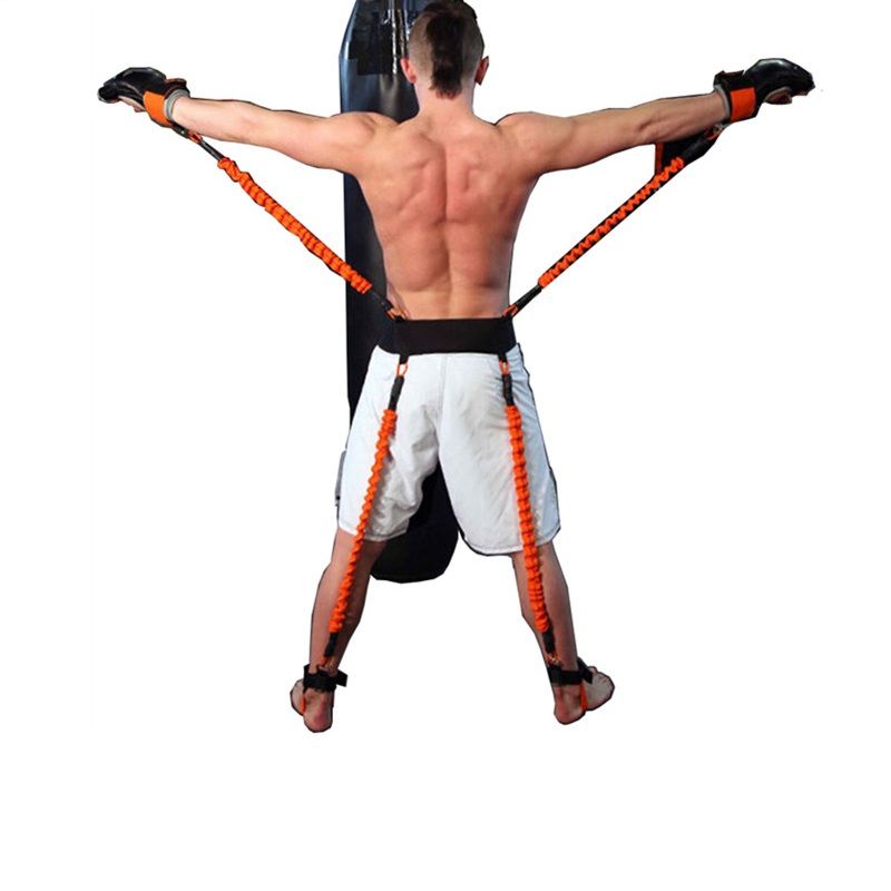 New Resistance Bands Fitness Crossfit Equipment Explosive Kicking Box