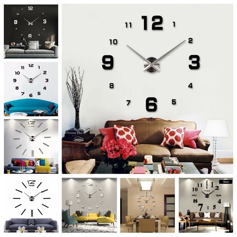 3d Diy Acrylic Wall Clock Big Mirror Large Size 3d Diy Acrylic Wall Clock Big Mirror Large Size Clocks Bedroom Home Decoration Sticker For The From Fst1688