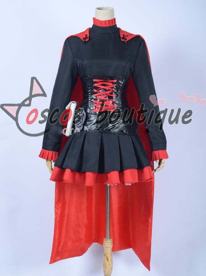 Anime Rwby Ruby Rose Uniform Cosplay Costume Ruby Rose Costume Rwby