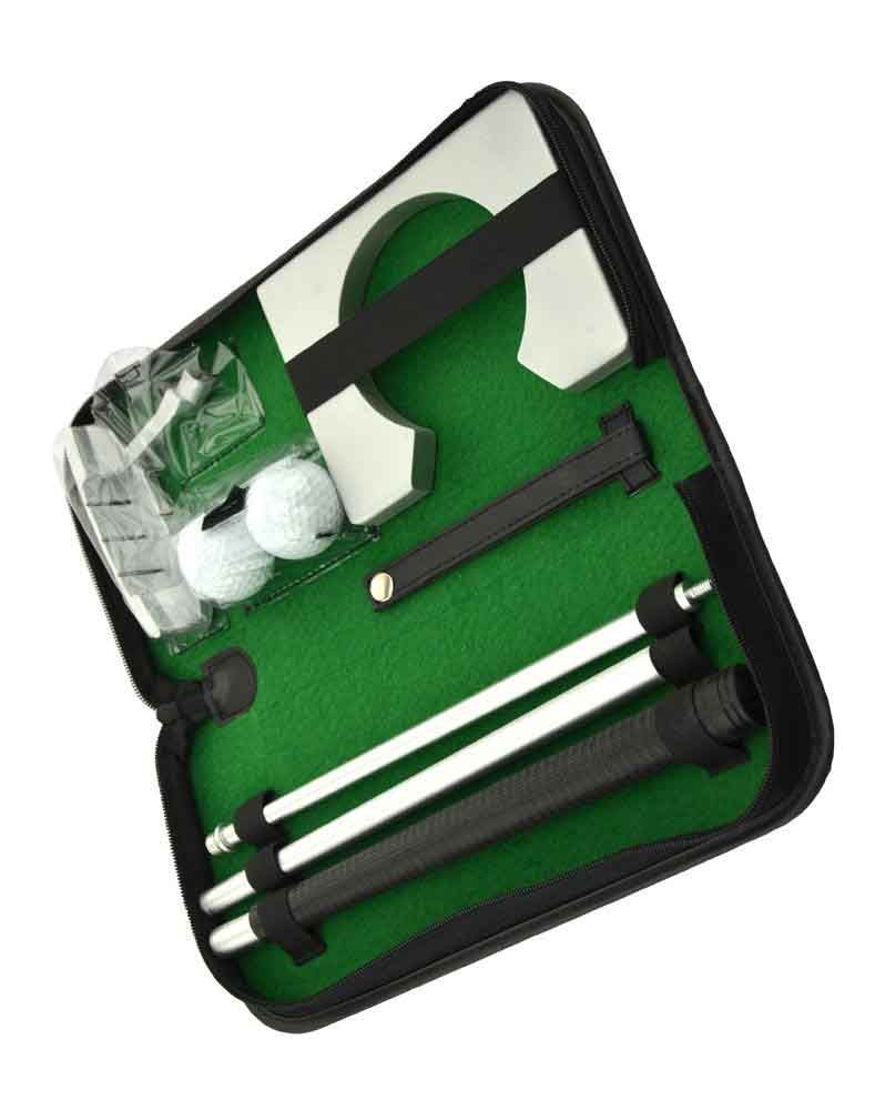 2021 Executive Gift Portable Golf Putter Set Kit With Ball Hole Cup For